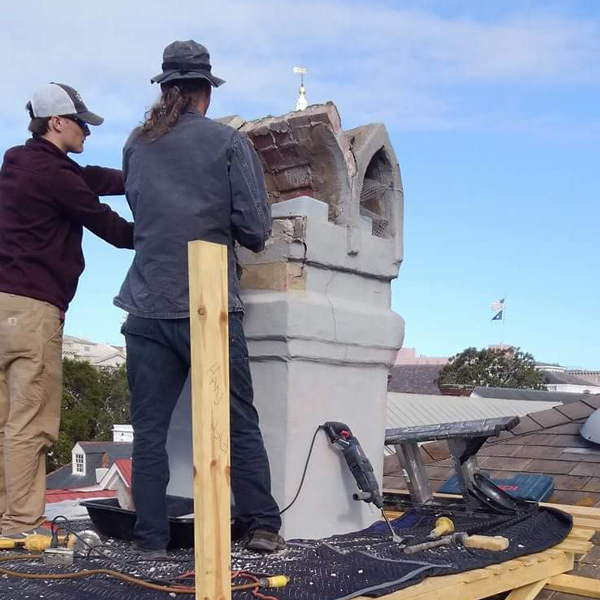 restoring historic chimney